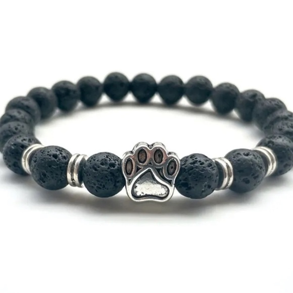 PAW lava stone bracelet - Picture 2 of 4